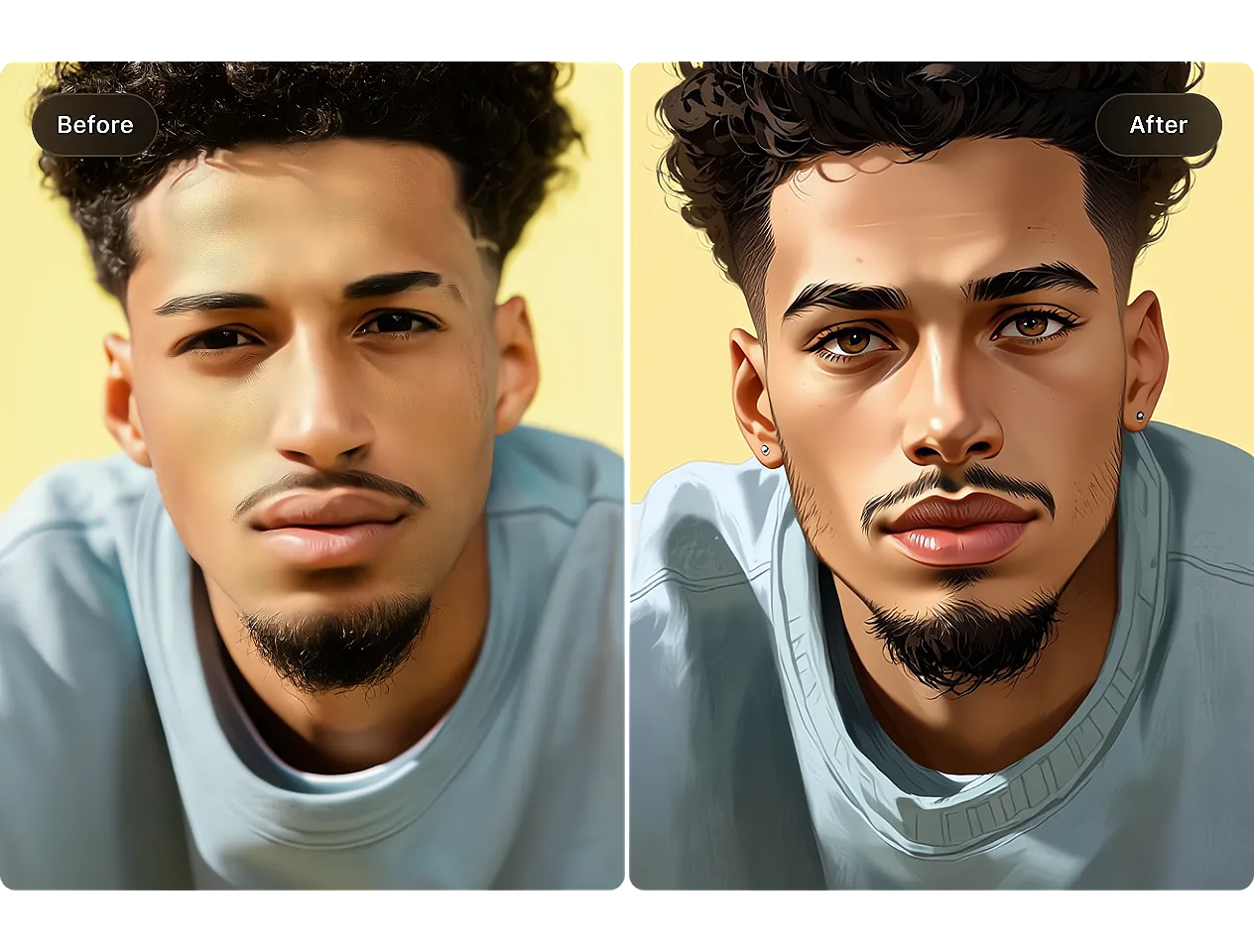 cartoonize, anime, comic, and ghibli style